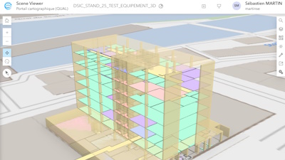 Prototype de visualisation des sites et des bâtiments de la Ville de Genève